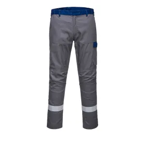Bizlflame Ultra twee kleuren broek Grijs voorkant