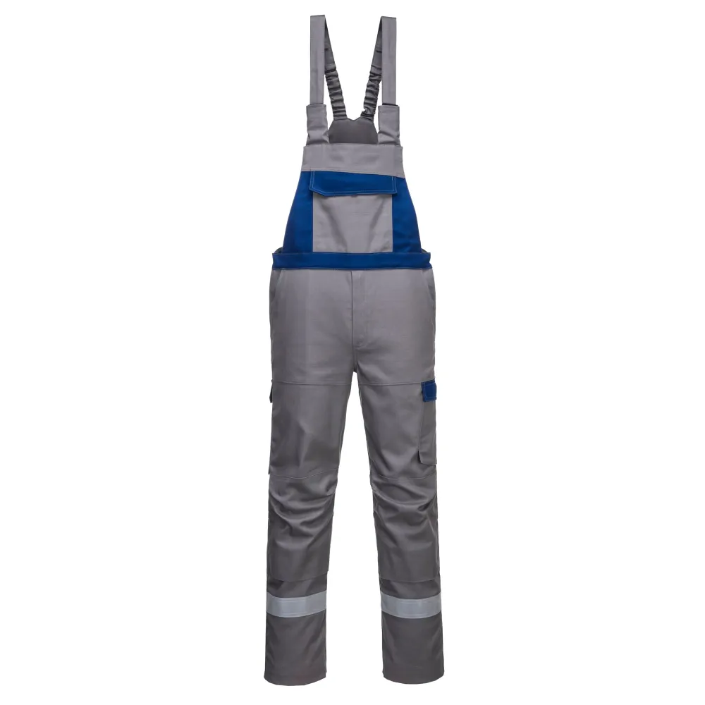 Bizflame Ultra twee kleuren Amerikaanse overall Grijs voorkant