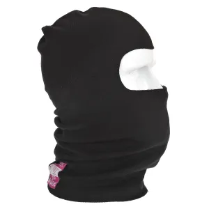 FR Modaflame Antistatische Balaclava Zwart voorkant