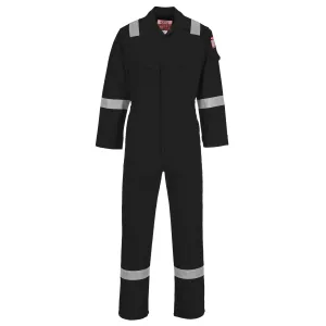 Super Lichtgewicht Antistatische Overall 210gm Zwart voorkant