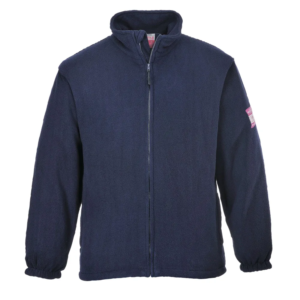 FR Modaflame Anti-statisch fleece Marine voorkant