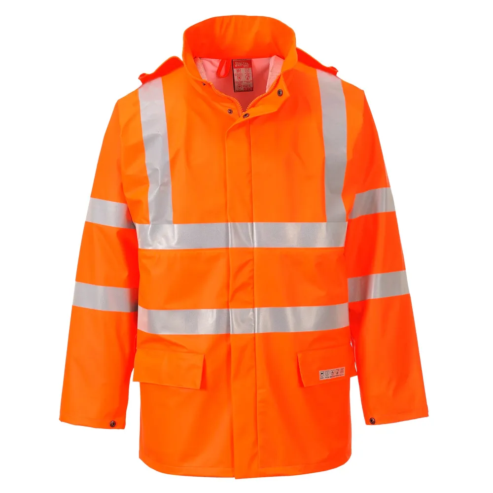 Sealtex Flame Hi-Vis Jacket Oranje voorkant