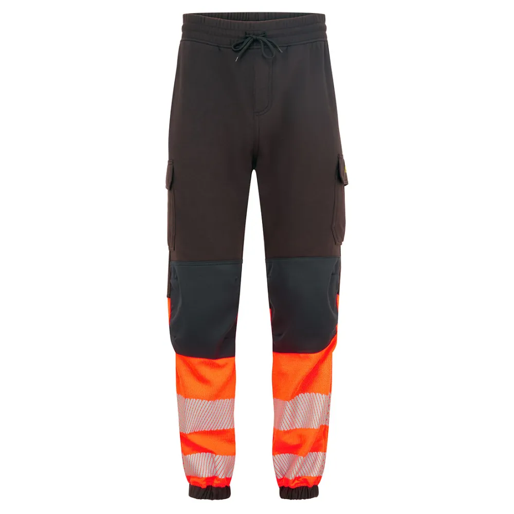 PW3 Modaflame HVO Klasse 1 FR Jogger Zwart/Oranje voorkant