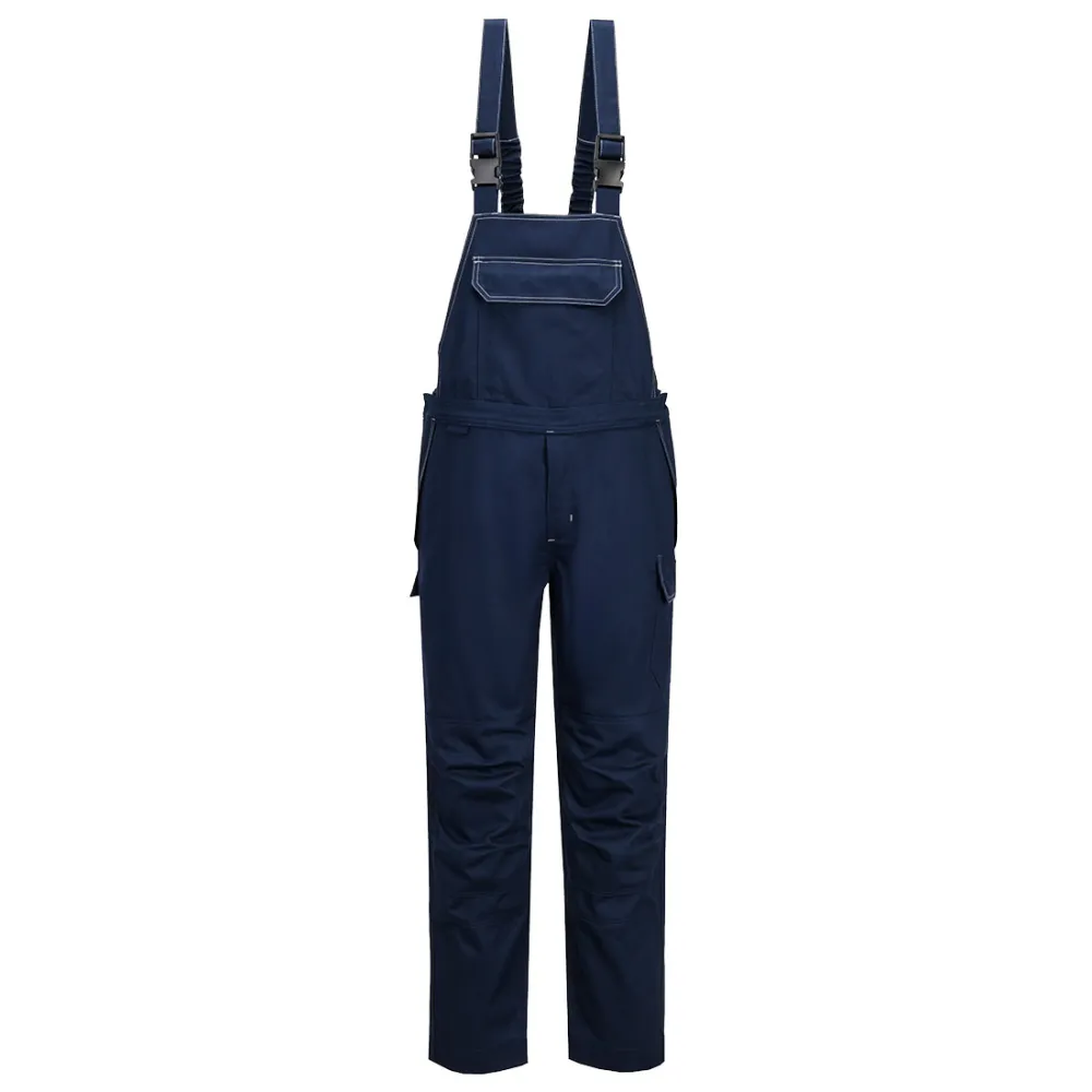 Bizweld Work FR Amerikaanse Overall Donker marine voorkant