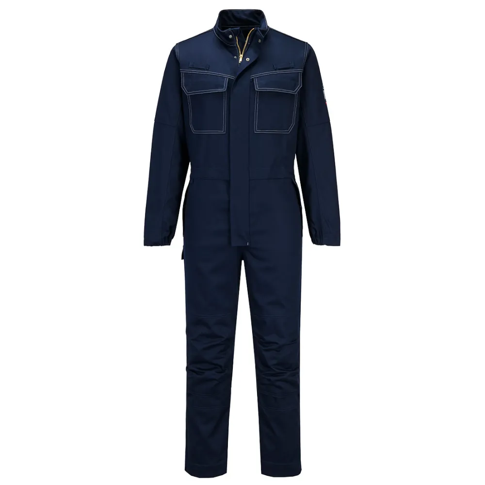 Bizflame Work FR Coverall Donker marine voorkant