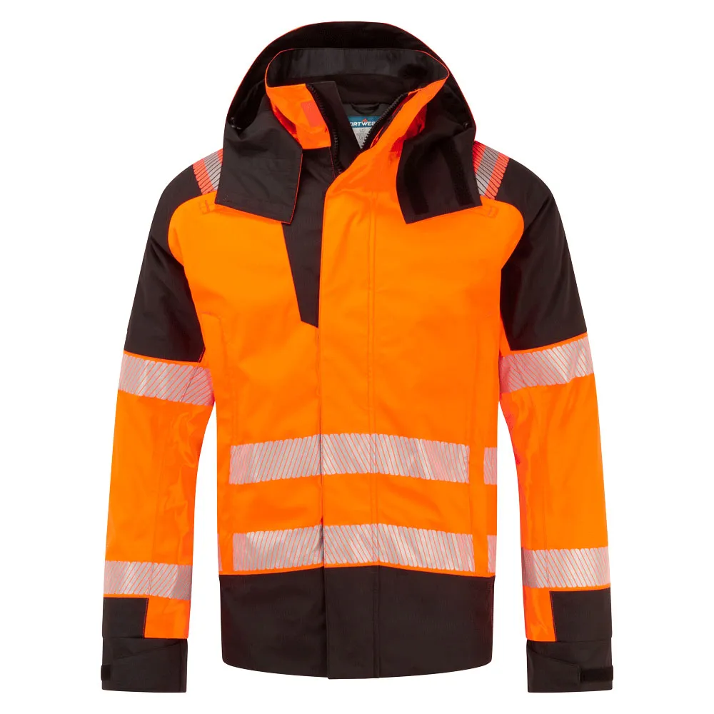 PW3 Modaflame Rain+ Hi-Vis Multi-Norm FR winterjack Oranje/zwart voorkant