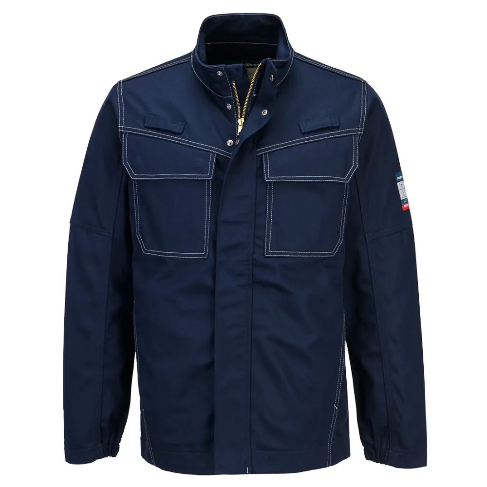 Bizflame Work FR Jacket Donker marine voorkant