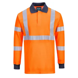 FR Modaflame HVO Poloshirt Oranje voorkant
