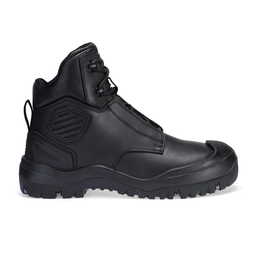 Stalen leren schoen S3 SC HRO HI CI LG SR Zwart voorkant