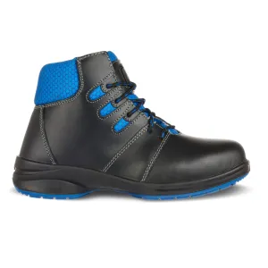 Steelite Lily Dames Schoen Hoog S1P Zwart voorkant