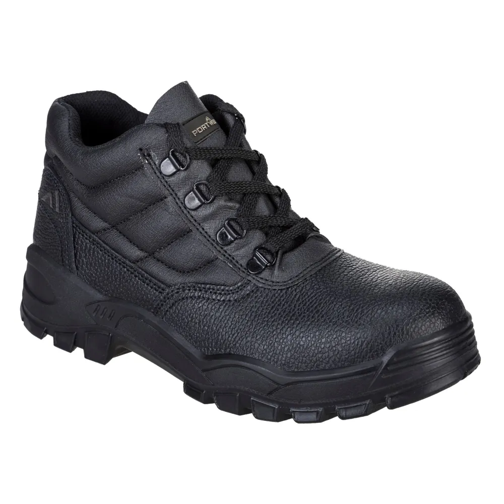 Steelite Protector Schoen half hoog S1P SR Zwart voorkant