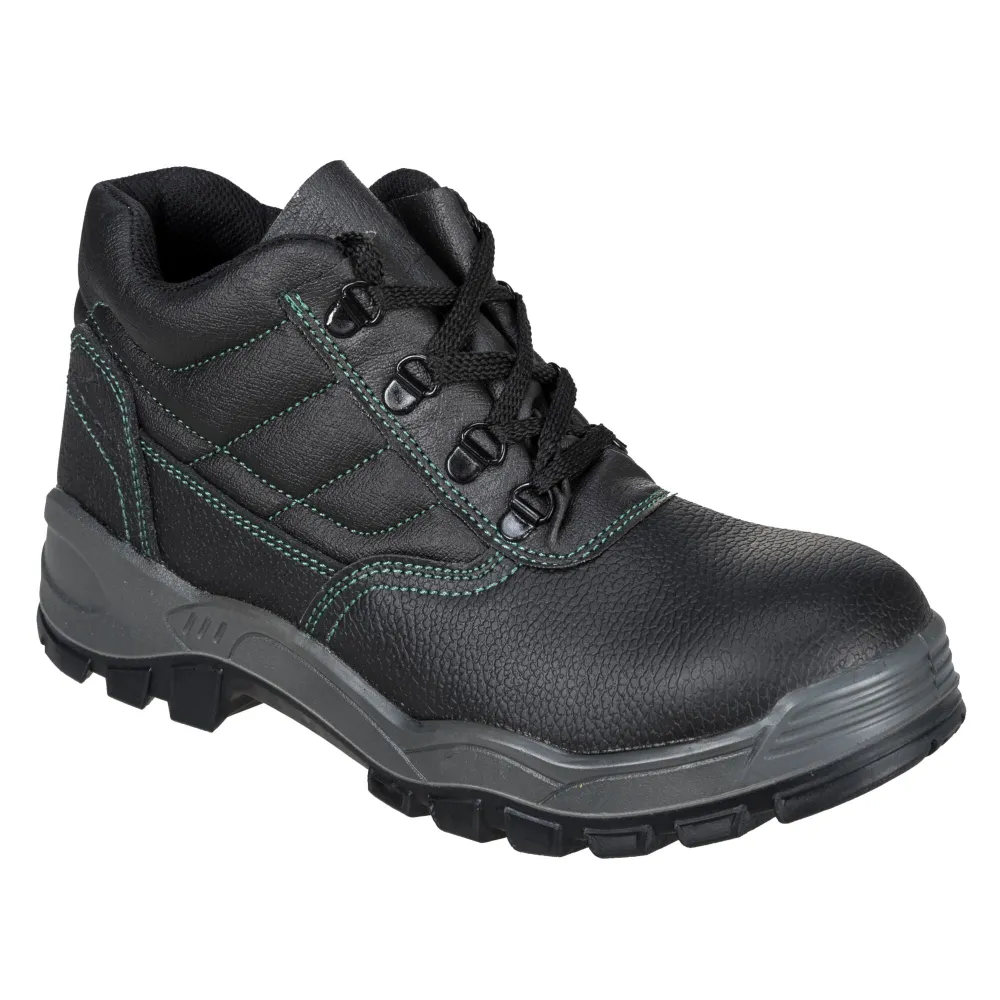 Steel Splitleren schoen S1 SR Zwart voorkant