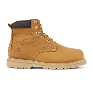 Steel Nubuck lederen enkellaars SBP HRO Honing voorkant