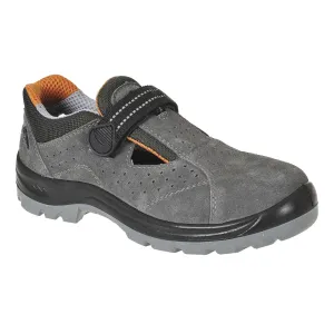 Steelite Obra Sandaal S1 Grijs voorkant