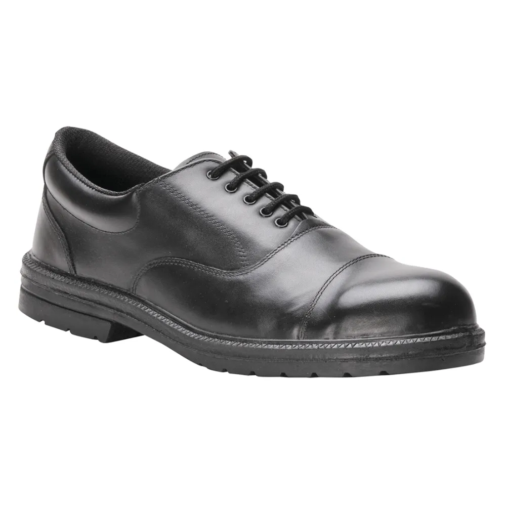 Steelite Executive Oxford Schoen S1P Zwart voorkant