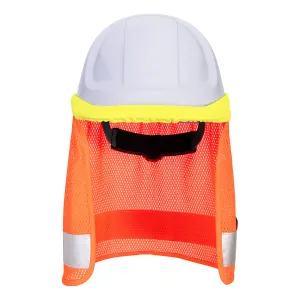 Hi-Vis Nekbeschermer Oranje voorkant