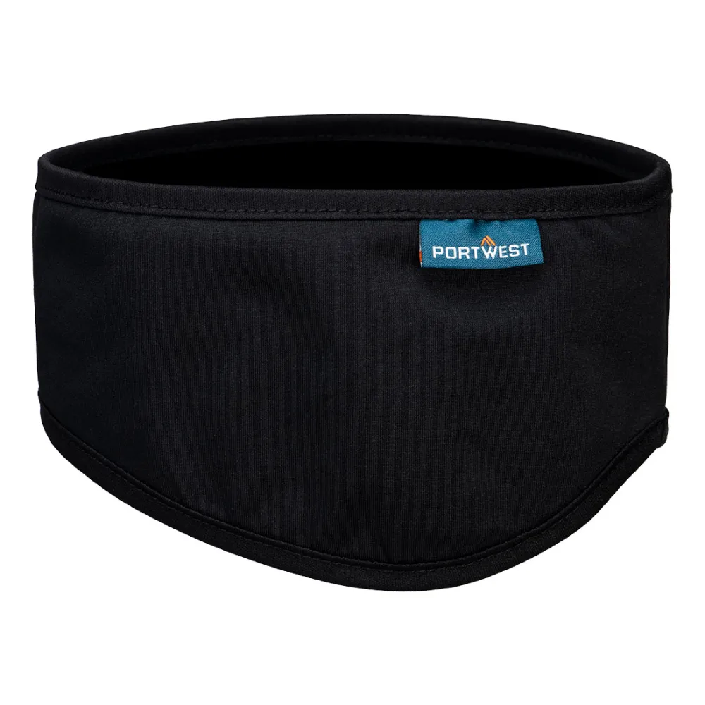Stretch Hoofdband Zwart voorkant