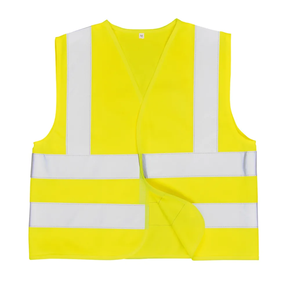 Hi-Vis Junior Band en brace vest Geel voorkant