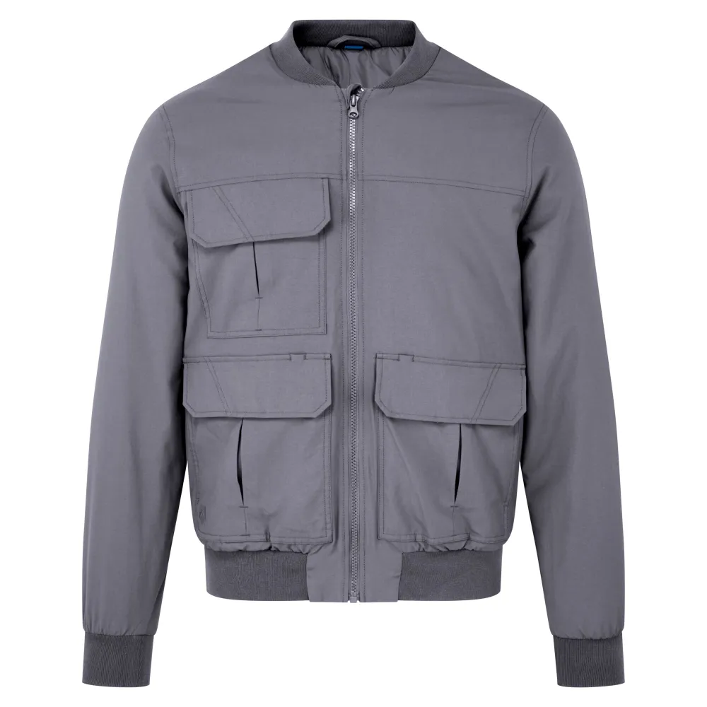 KX3 Bomber jack Grijs voorkant