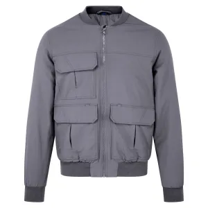 KX3 Bomber jack Grijs voorkant