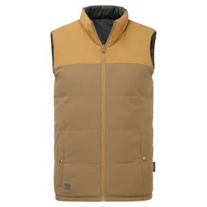 KA3 Omkeerbaar Gilet Koffiebruin voorkant