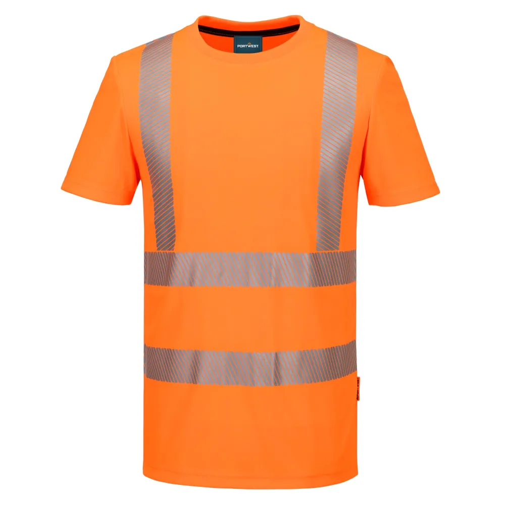 KX3 Hi-Vis T-Sport T-shirt K/M Oranje voorkant