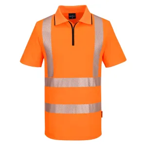KX3 Hi-Vis polo korte mouw met rits