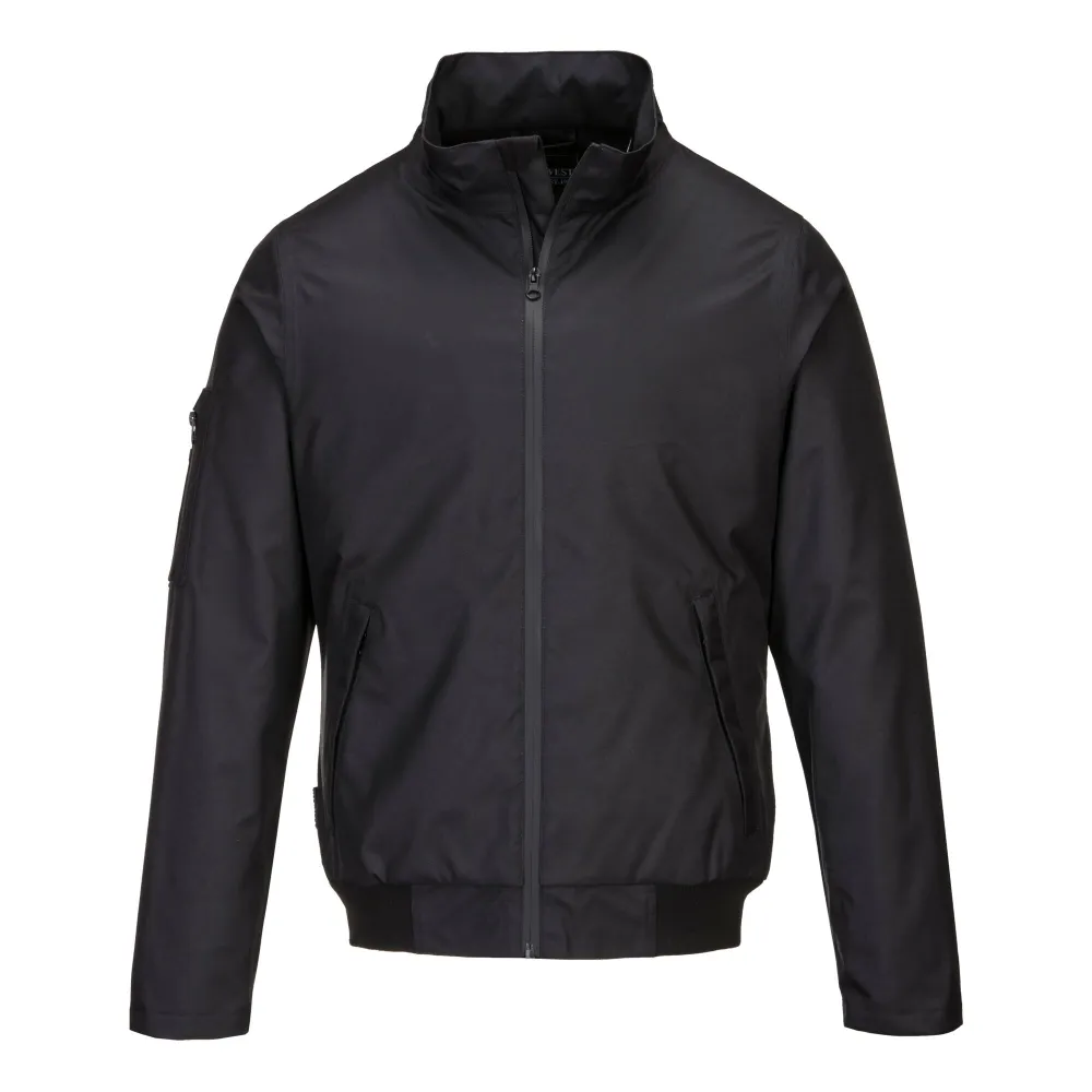 KX3 Bomber jack Zwart voorkant