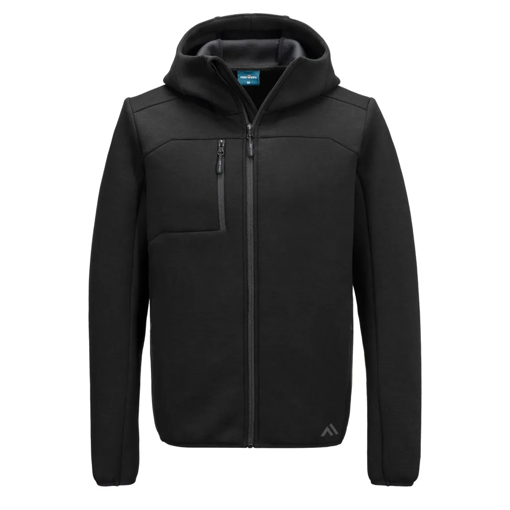 KX3 Tech Fleece Zwart voorkant