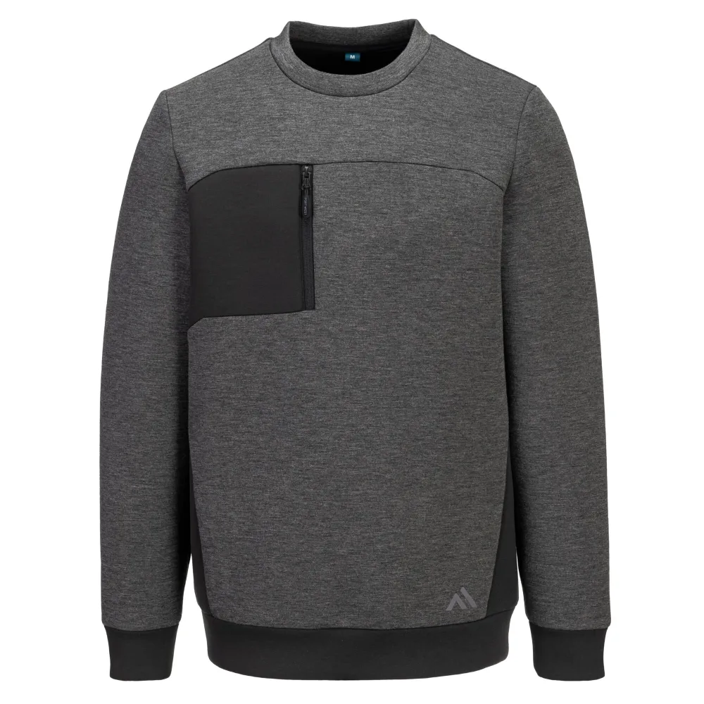 KX3 Tech Sweatshirt Mol grijs voorkant