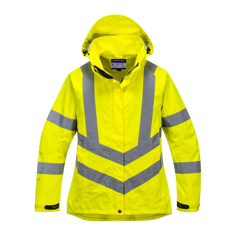Dames Hi-Vis ademend Jack Geel voorkant