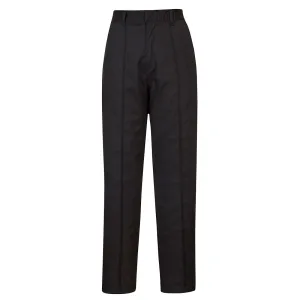 Dames Elastische Broek Zwart voorkant