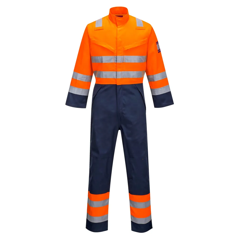 Modaflame RIS Marine/Oranje Overall Oranje/marine voorkant