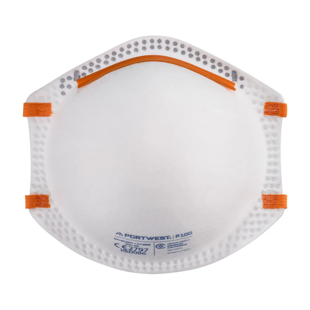FFP1 Masker Wit voorkant