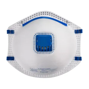FFP2 Masker met Ventiel Wit voorkant