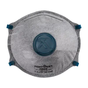 FFP2 Koolstof Gevouwen Dolomite Masker Wit voorkant