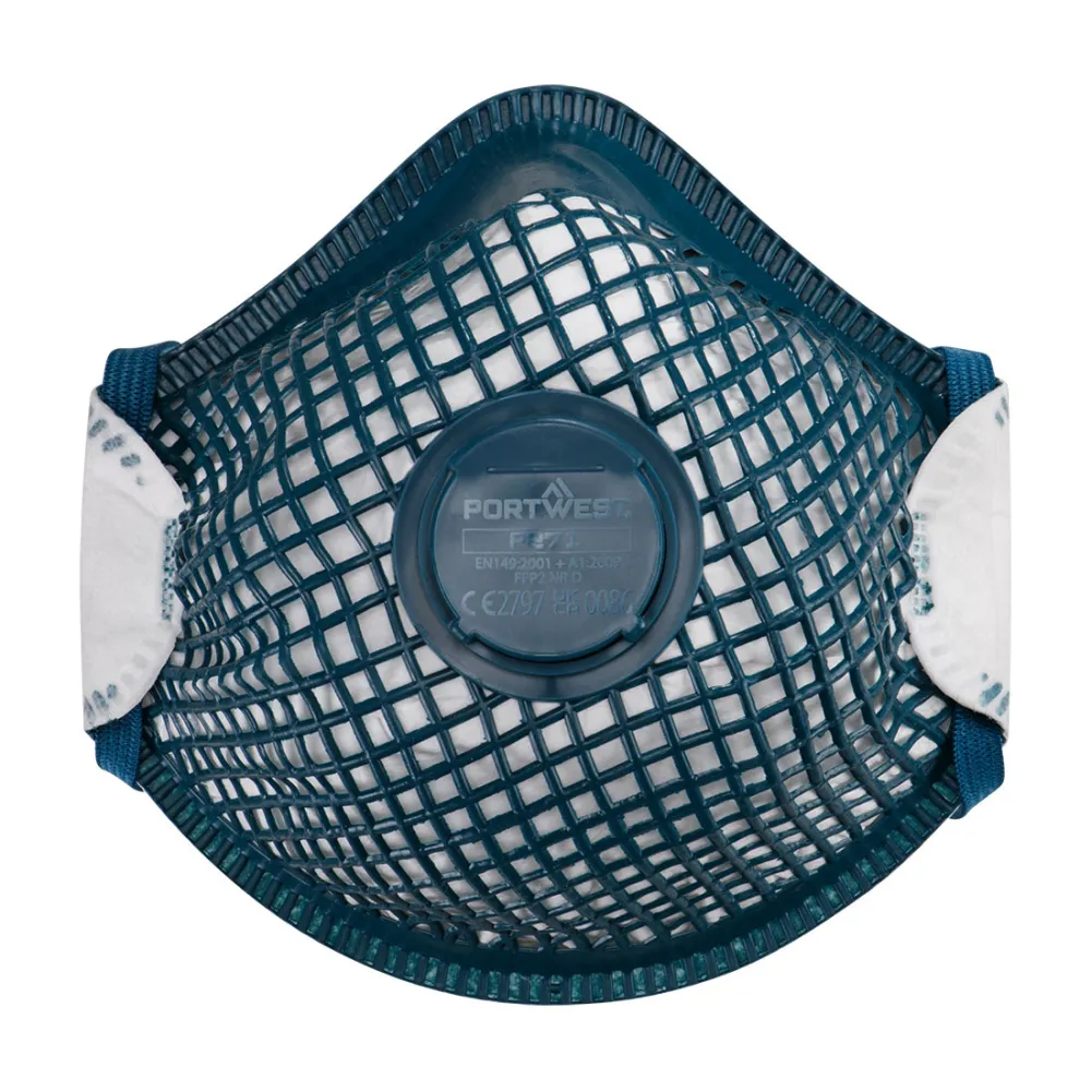 ERGONET FFP2 Masker met ventiel Wit voorkant