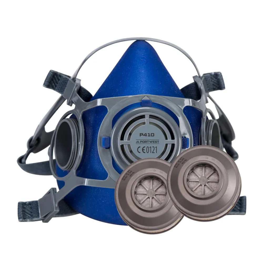 Auck Halfgelaatsmasker Kit Blauw voorkant