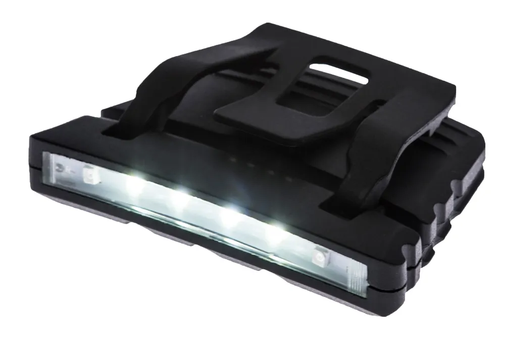 LED Cap licht Zwart voorkant