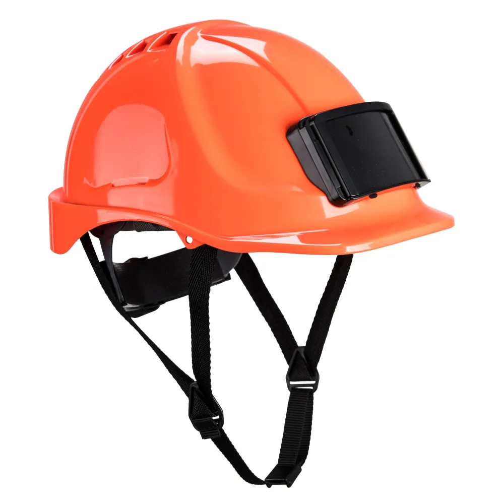 Endurance Badgehouder helm Oranje voorkant