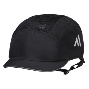 AirTech Micro Peak Bump Cap Zwart voorkant