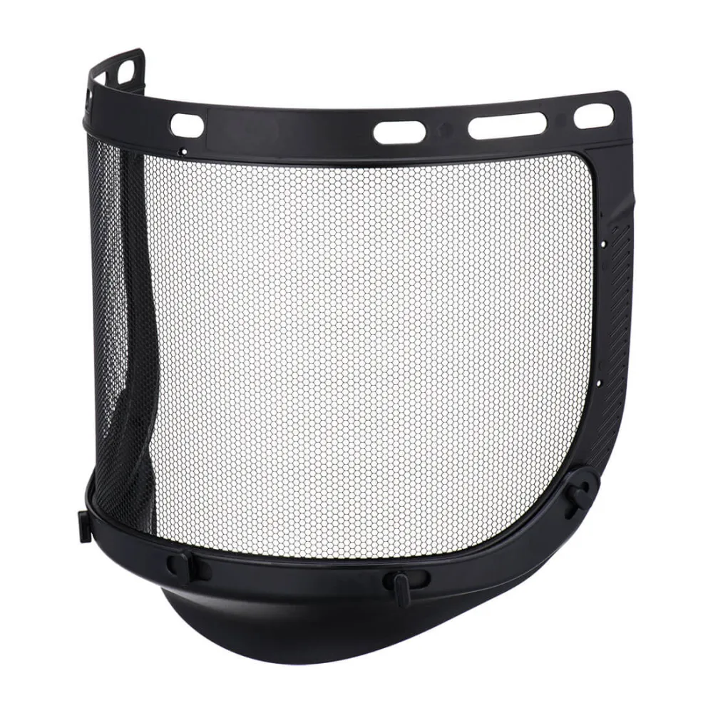 Etched Steel Mesh Visor Plus Zwart voorkant