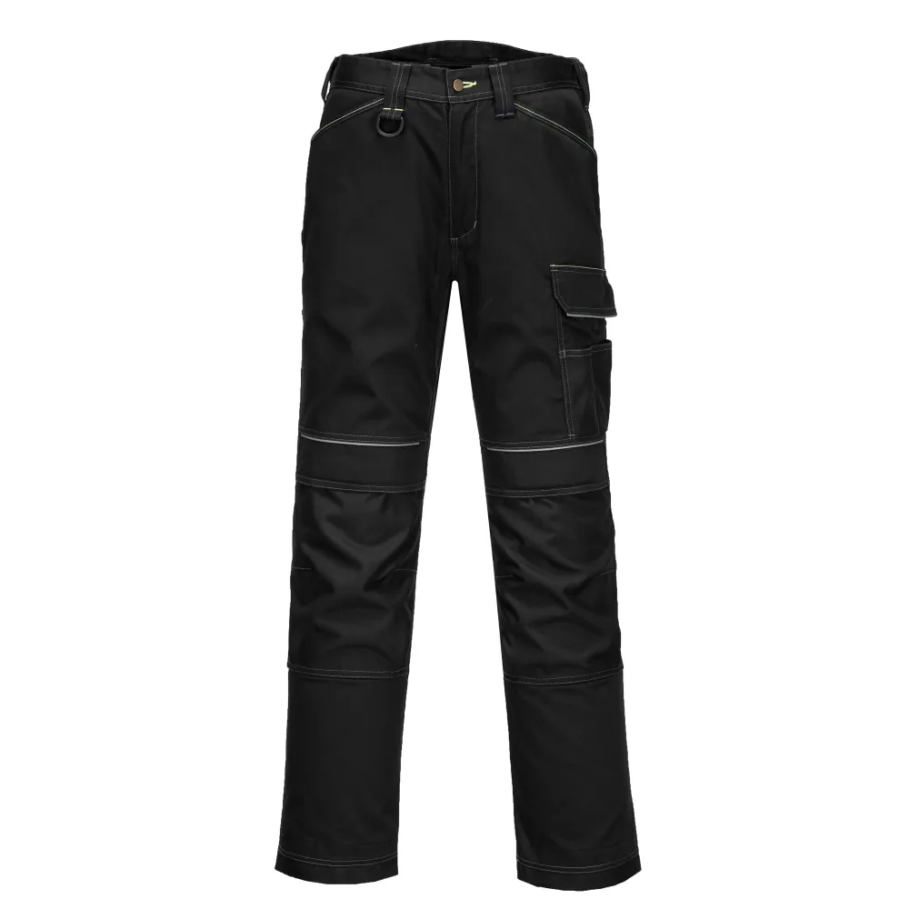 PW3 lichtgewicht Stretch Broek Zwart voorkant