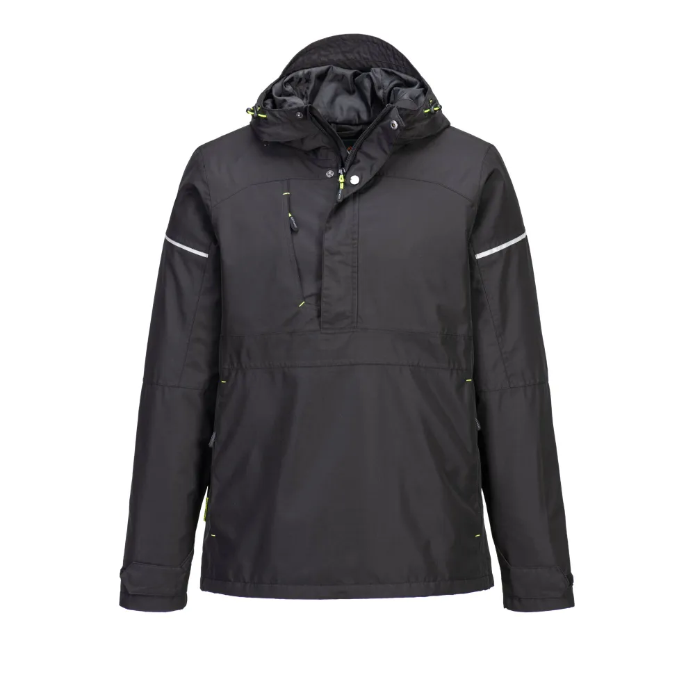 PW3 Regenjack Zwart voorkant