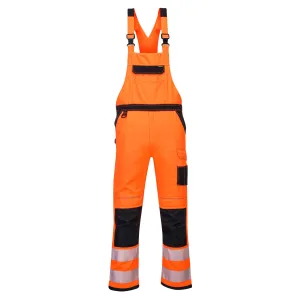 PW3 Hi-Vis Amerikaanse Overall Oranje/zwart voorkant