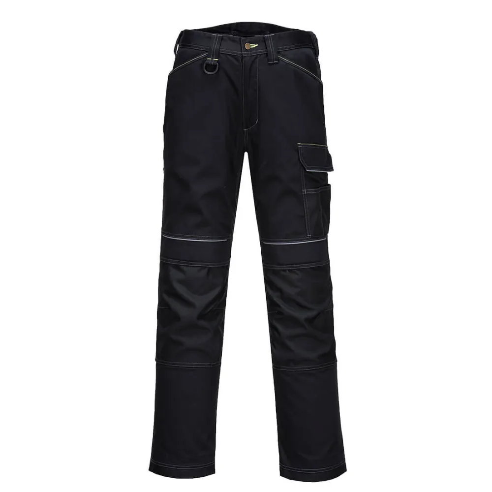 PW3 Gevoerde Winterbroek Zwart voorkant