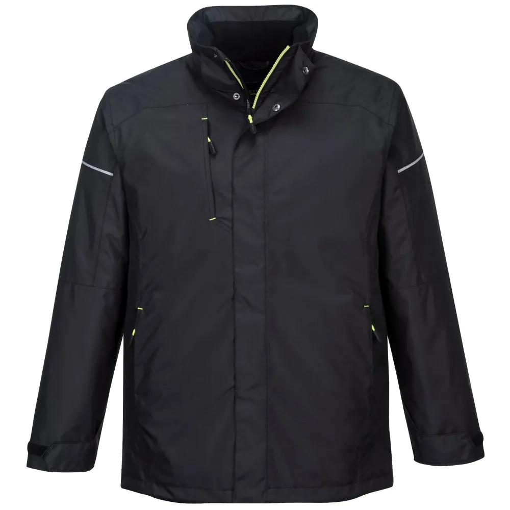 PW3 Winter jas Zwart voorkant
