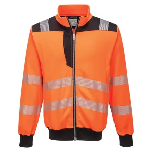 PW3 Hi-Vis sweatshirt met rits