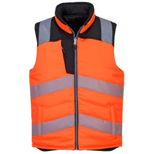 PW3 Hoge zichtbaarheid Bodywarmer, 2 zijde draagbaar