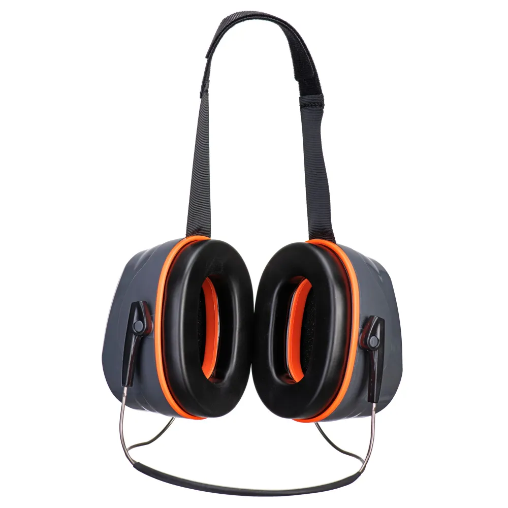 HV Extreme Ear Muff Neckband Grijs/oranje voorkant